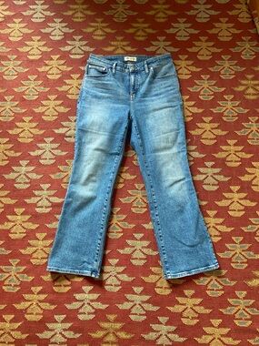 Madewell Light Blue Curvy Kick Out Jeans